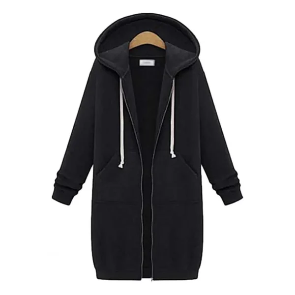 Premium Quality Long Zipper Hoodie For Winter's